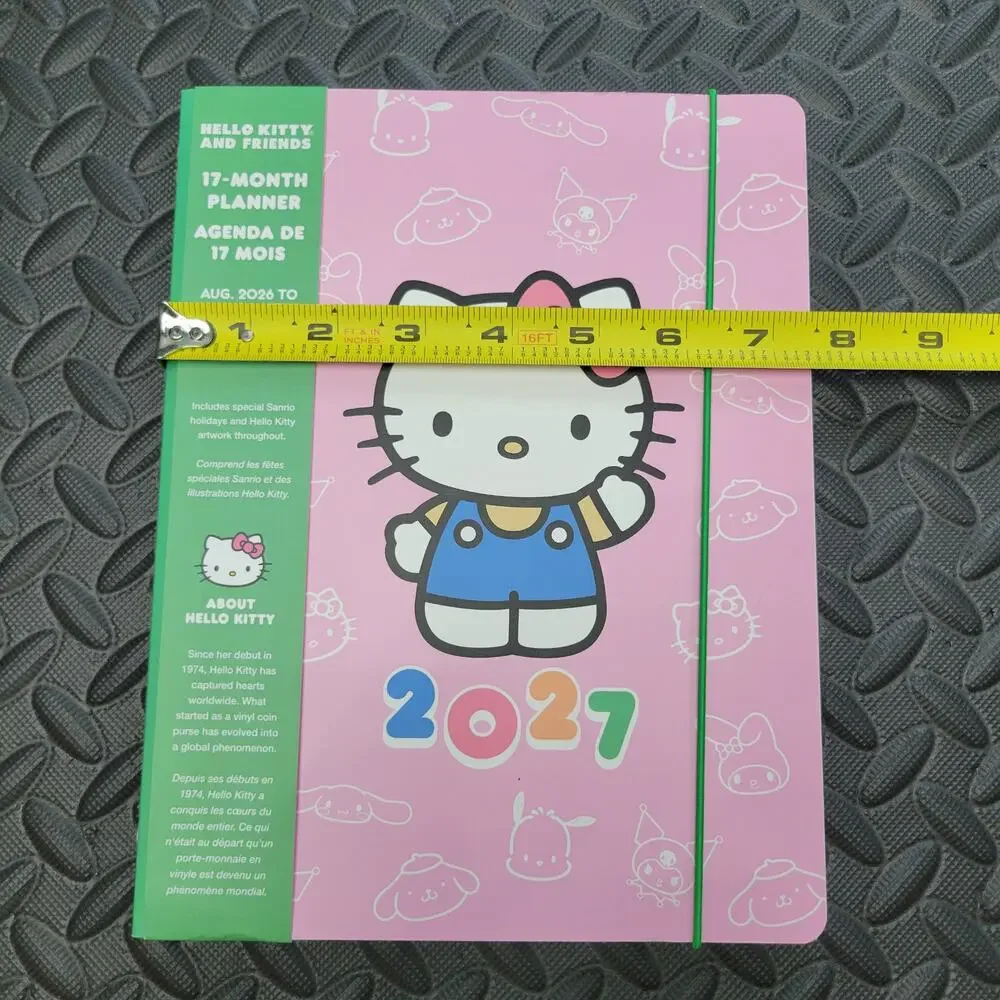 Hello Kitty & Friends 2027 Planner 17 Month Agenda Aug 2026-Dec 2027 Sanrio NWT